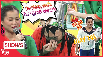 Tiến Luật ĐEN XÌ bị người em Vỹ Dạ tưới mực toàn thân, Trường Giang khi không vạ lây gánh nghiệp