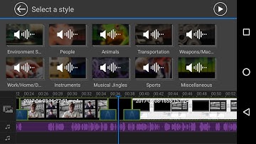 PowerDirector Android App 13 Get Sound Clips