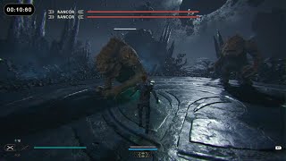 STAR WARS Jedi: Survivor  vs 2 Rancors (Normal Difficulty)