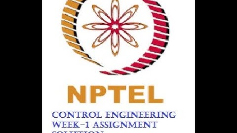 Control engineering week 1 assignment solution