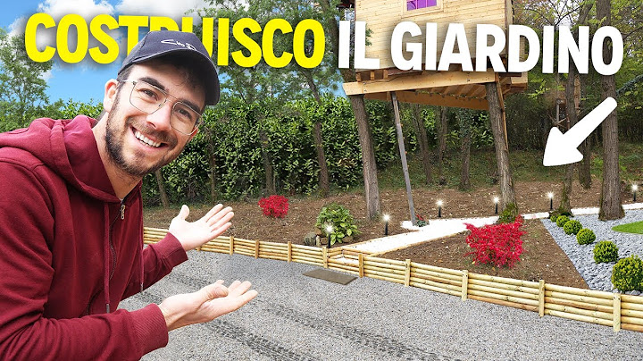 COSTRUISCO IL GIARDINO SOTTO LA CASETTA SULL' ALBERO