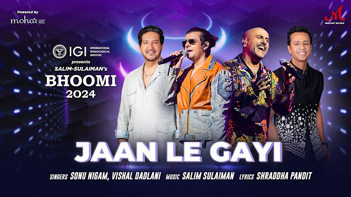 Jaan Le Gayi - Bhoomi 2024 | Sonu Nigam, Vishal Dadlani | Salim Sulaiman | Shraddha Pandit