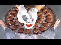 Asmr  massive kinder surprise egg ice cream rolls  oddly satisfying with chocolate eggs food