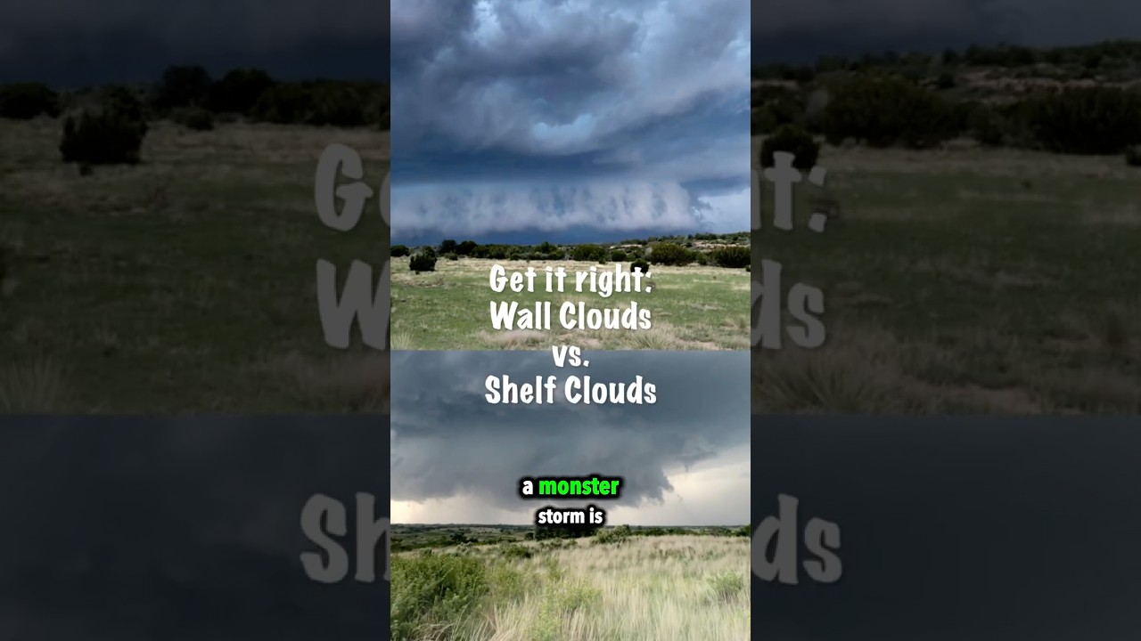 Wall Clouds vs. Shelf Clouds