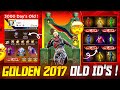 2017 Golden 🎄 Old ID's in Free Fire | 3000 Days Old 🙀 ID's | Searching 2017 Old ID's in 2025 💥