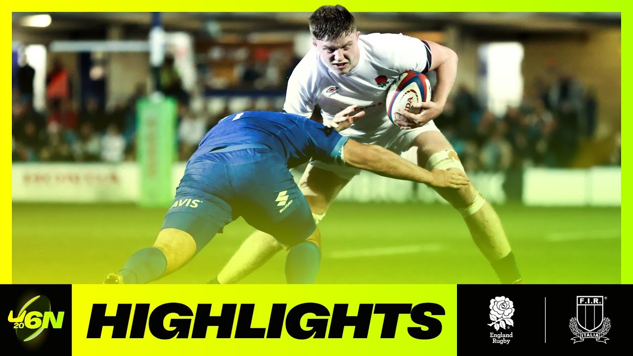 HIGHLIGHTS | ENGLAND v ITALY | 2025 U6N20 | RUGBY HIGHLIGHTS - YouTube
