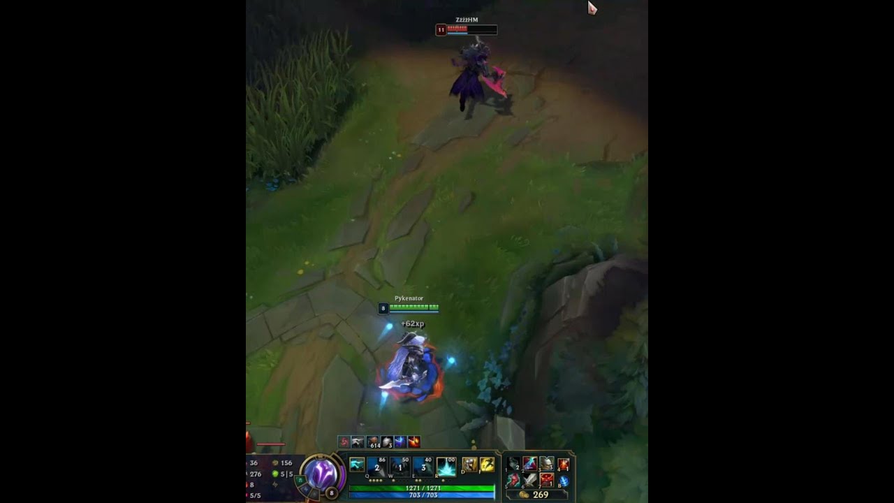 lvl 8 pyke vs lvl 11 darius 