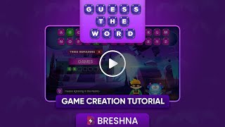 Breshna game walk-through "Guess the Word" Template screenshot 2