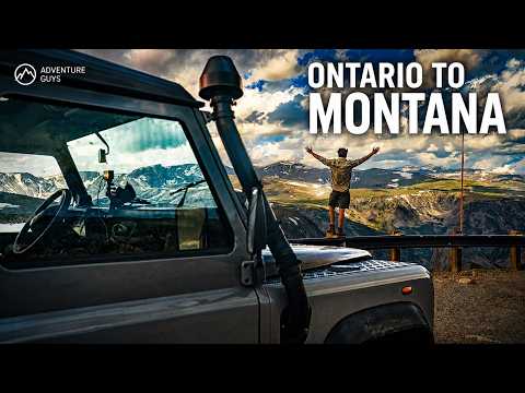 Overlanding North America in a Land Rover Defender | Island to Montana Road Trip