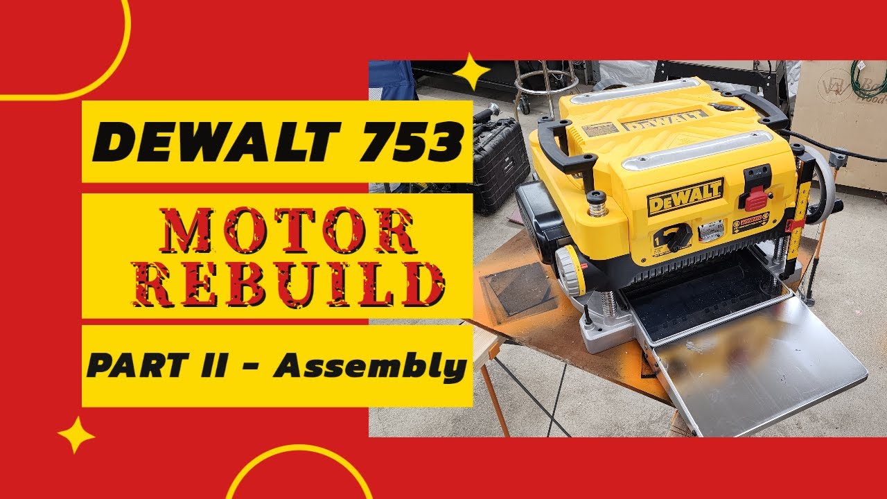 How to rebuild a Dewalt 735 Type 1 Motor - Part II