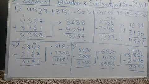 Class-4 ,Ch-2 addition & Subtraction(ex-2G)