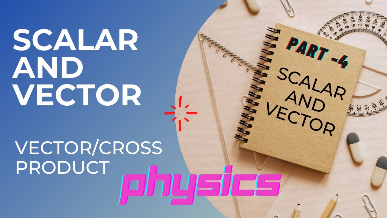 VECTOR/CROSS PRODUCT ||SCALAR AND VECTOR||PART-4||PHYSICS.
