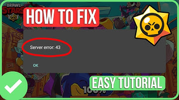 FIX BRAWL STARS SERVER ERROR 43 (New Methods) | How to Fix Brawl Stars Error 43