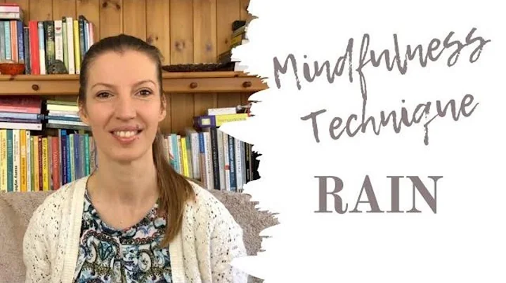 How can mindfulness technique RAIN help you with difficult emotions?