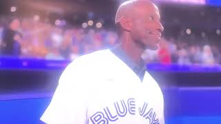 Robert McGriff throws out ceremonial first pitch