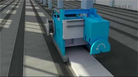 Video about precast Concrete hollow core slab Slipformer machine