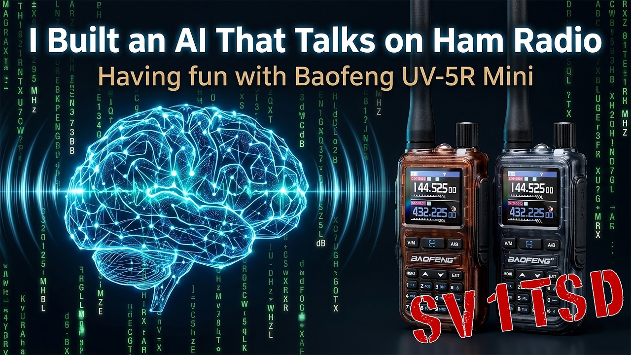 I Built an AI That Talks on Ham Radio — Having fun with Baofeng UV-5R MINI