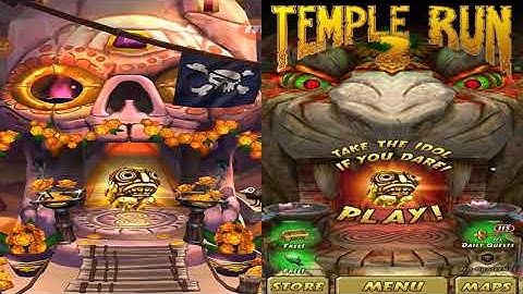 Temple Run 2 CHINESE VERSION SPIRITS COVE VS Temple Run 2 FALL JUNGLE ANDROID GAMEPLAY