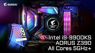 Z390 AORUS XTREME, AORUS AIO Liquid Coolers -5GHz on All Cores | Official Trailer