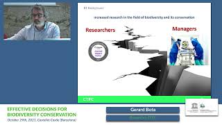 From data to action: the challenge of taking effective decision for biodiversity conservation