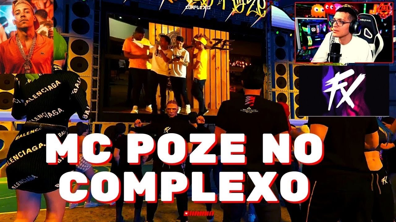 MC POZE NO COMPLEXO DO FLUXO GTA RP COMPLEXO 