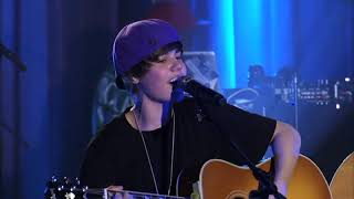 Justin Bieber - Favorite Girl  Acoustic   Live 