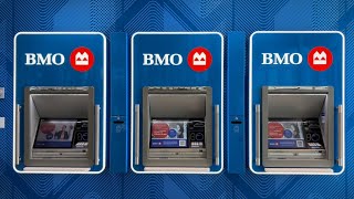 Transferring funds using the new BMO Bank of Montreal ATMs @ BMO Station Square branch - May 18 2025