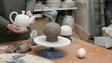 Making a hand built teapot. Part 2