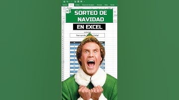 Sorteo de Navidad en Excel #shorts #excel #excelgratis #exceltutorial