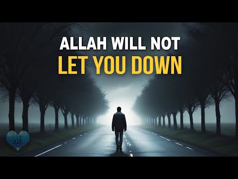 ALLAH WILL NOT LET YOU DOWN 