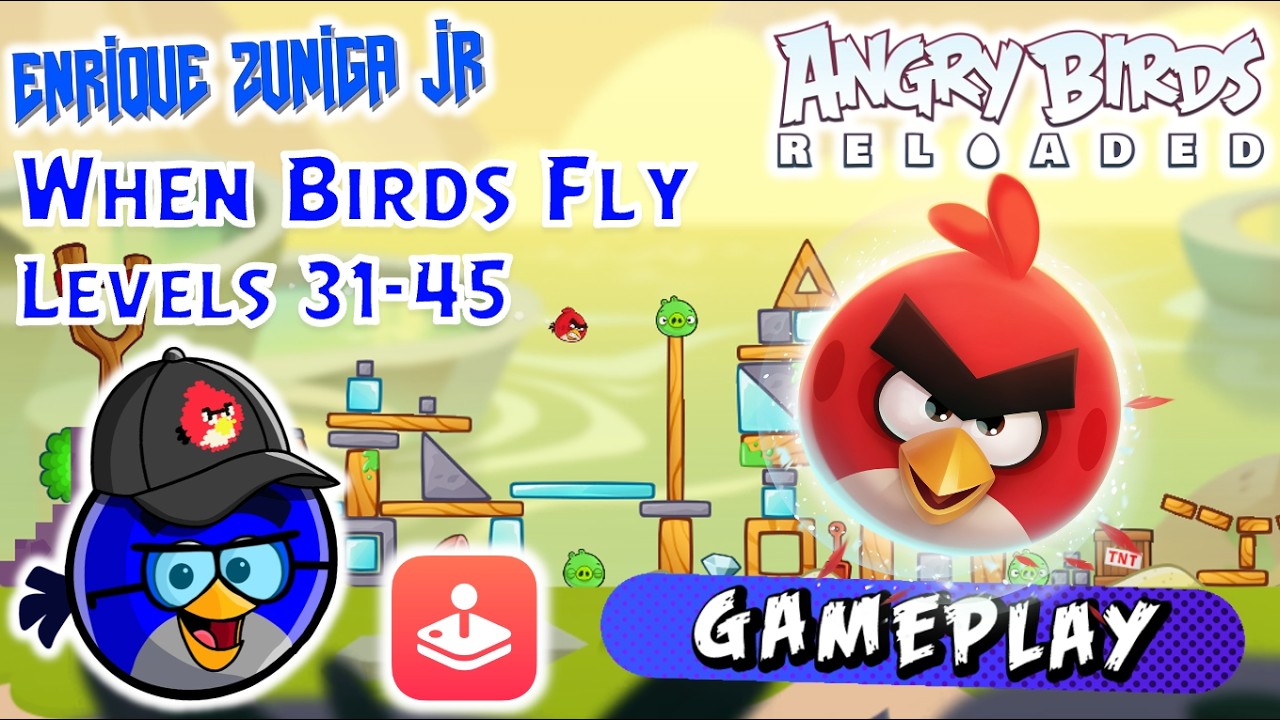 WHEN BIRDS FLY LEVELS 31-45! 🦅 - Angry Birds Reloaded Gameplay (Apple ...