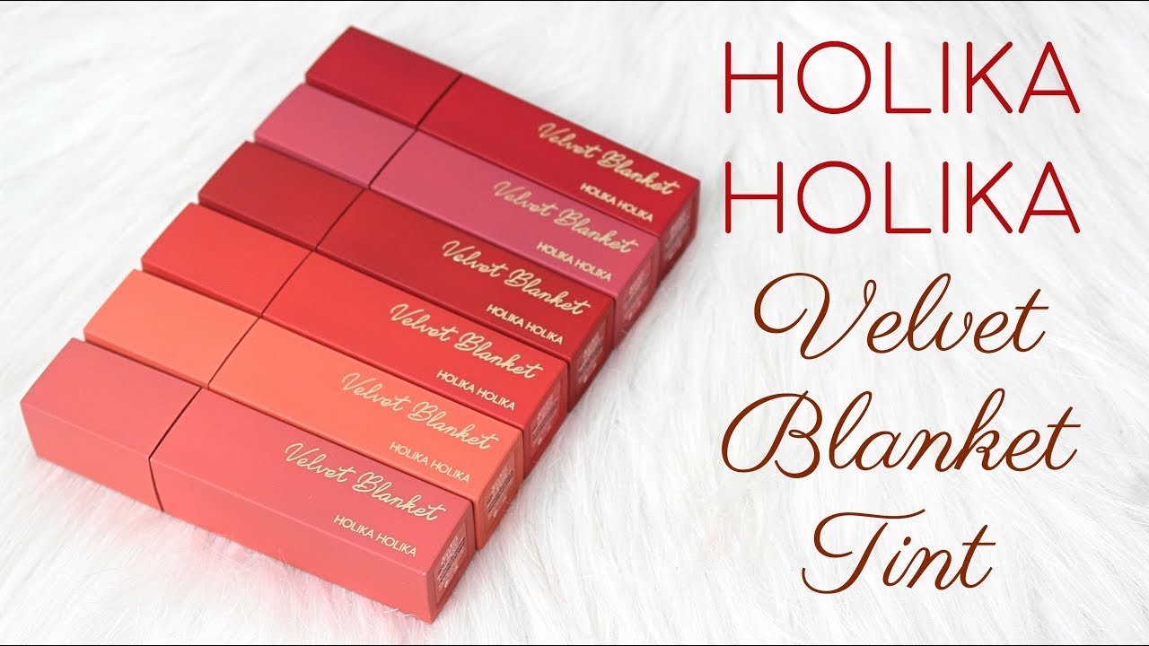 BIYW Review Chapter 131 HOLIKA HOLIKA VELVET BLANKET TINT SWATCH