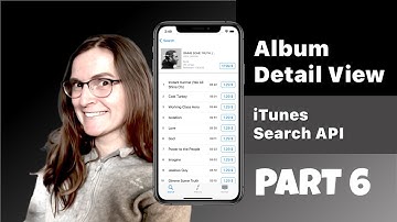 Album Detail View and fetching more data with NavigationLink - iTunes Search API Tutorial - PART 6/7