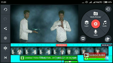 2017 kinemaster tutorial #1 how to make double role vedio in Android