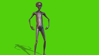 Alien Dance Green Screen