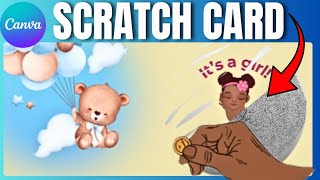 How to Create & Animate Digital Scratch Card Canva