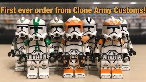 First ever order from the Clone Army Customs Website!