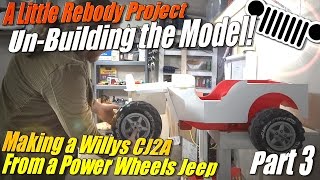 Mini Willys CJ2A Part 3: Un-Building the Model for Sheet Metal Fabrication