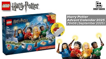 LEGO Harry Potter Advent Calendar 2025 - 76456 Speed Build