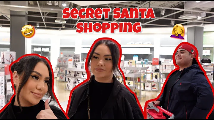 SECRET SANTA SHOPPING WITH MY BOYFRIEND | Vlogmas ...