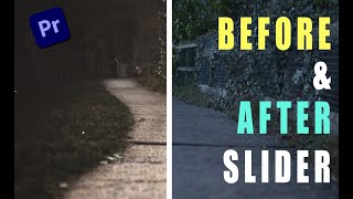 Before and After Slider | PREMIERE PRO Tutorial