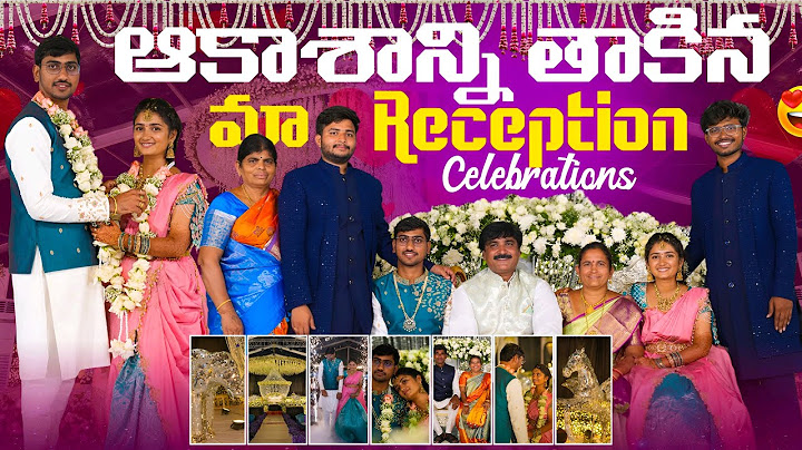 Our Reception | YAMINI 💕 ASHOK | Day 4 | Wedding series |