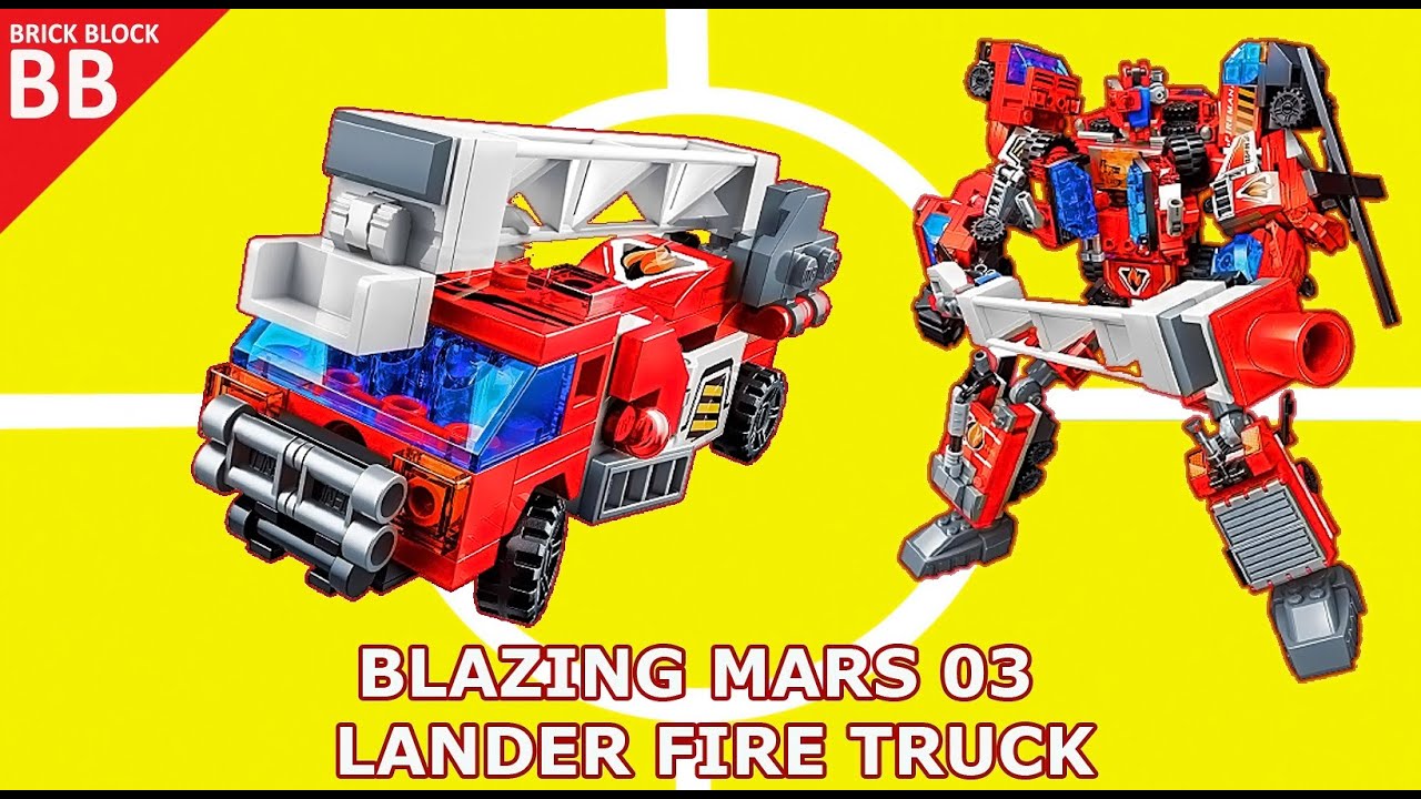 Speed Build : Blazing Mars 03 ⚡️ Qman 1416 Enlighten 6in1 Trans