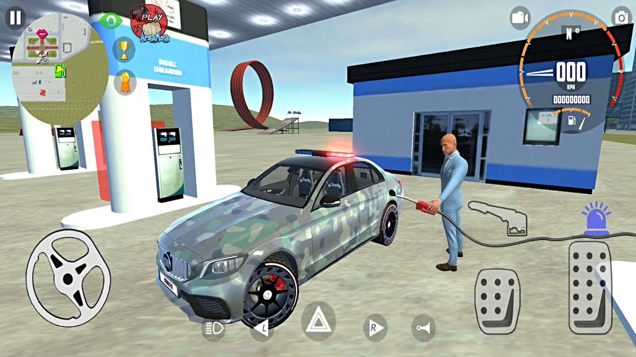 Mercedes-Benz AMG C63 Police Car // Car Simulator C63 - Best Android Gameplay FHD