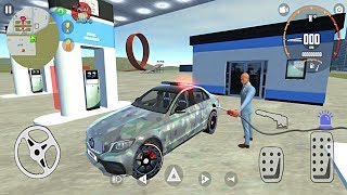 Mercedes-Benz AMG C63 Police Car // Car Simulator C63 - Best Android Gameplay FHD screenshot 1