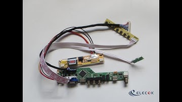 Driver Board for LCD M190PW01 V6 with USB  HDMI  VGA  AV and TV function