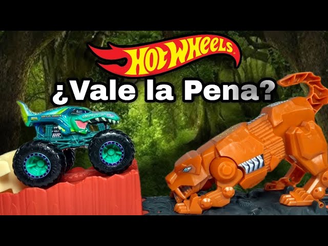 Hot Wheels Pista com veículo Monster Truck Sabretooth Showdown