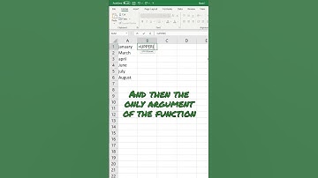 How to Capitalize all Letters in Excel