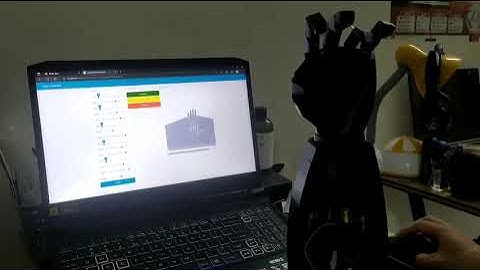 [2022-12-07] Node Red điều khiển ngón tay 3D