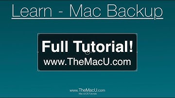 Mac Backup Tutorial - Time Machine, Bootable Backups and offsite Backups with BackBlaze